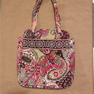 Vera Bradley Very Berry Paisley POCKET TOTE